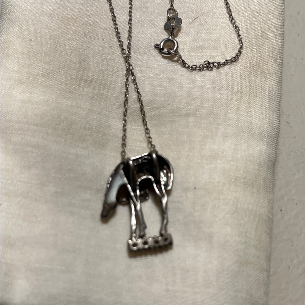 Kelly Herd Sterling Silver Horse foal Necklace - Picture 4 of 4